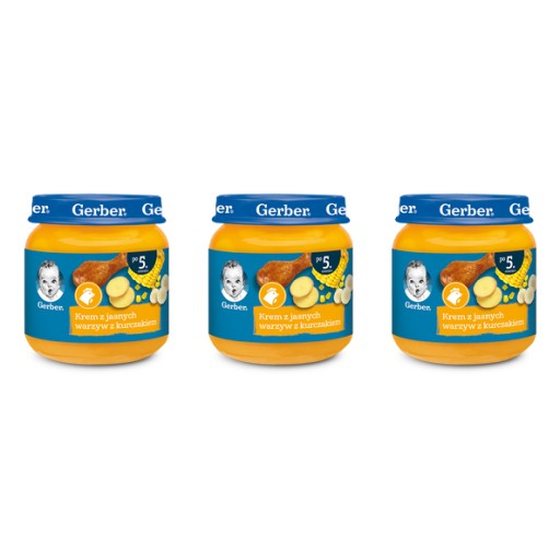 Gerber Zeleninový krém s kuracím mäsom 125 g