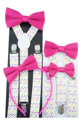 Elegantná polomatná čelenka FUCHSIA PINK