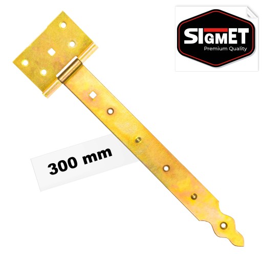 Altánkový pozinkovaný pánt 300 mm CROSS na dvere