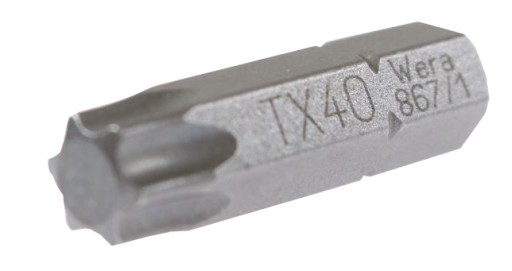 WERA Bits bit na plech 1/4 T40x25mm TORX