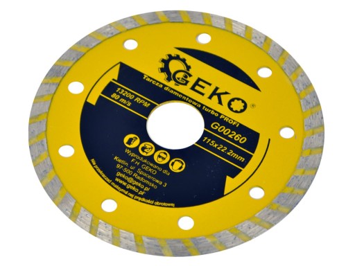 DIAMANTOVÝ KOTOUČ PRE TURBO BETÓN 115 MM