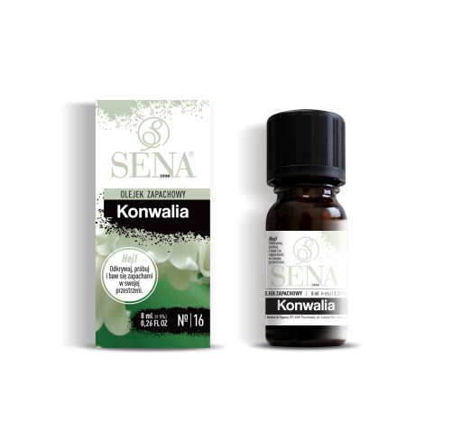 SENA vonný olej Lily of the Valley KRÁSNA PRÍRODNÁ VÔŇA 8ml POĽSKÝ PRODUKT