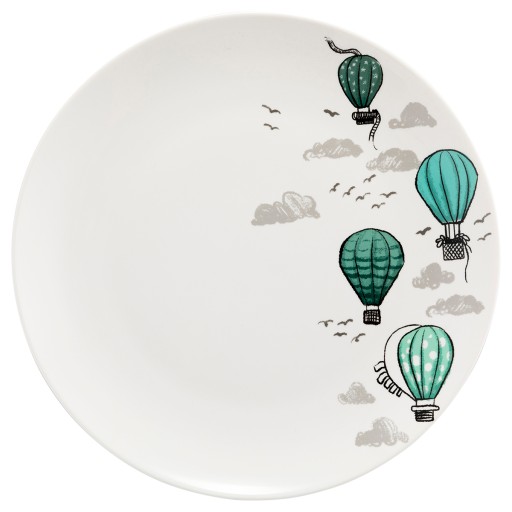 PORCELÁNOVÝ DEZERTNÝ TANIER FLORINA BALÓNKY 20 CM