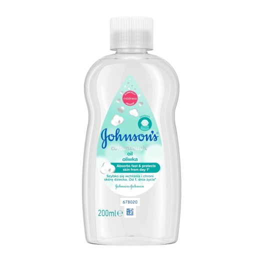 JOHNSON'S Baby Cotton Touch olivový olej pre deti od 1 dňa veku 200ml