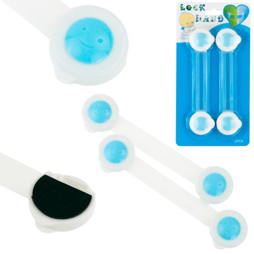 ZÁMKA NA ZÁSUVKY SKRINÍK, ZABEZPEČENIE 2KS/SET