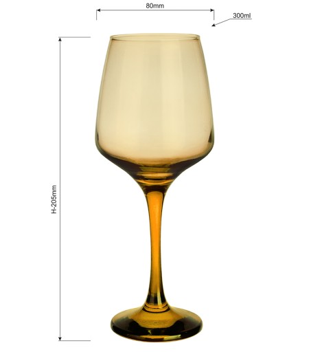 SKLO 300ml NA VÍNO, VODU, BIELE VÍNO, ČERVENÉ VÍNO