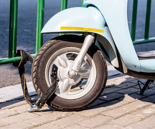 BEZPEČNOSTNÝ ZÁMOK BICYKLA ZÁMKA BIKE REŤAZOVÝ MOTOROVÝ ZÁMOK