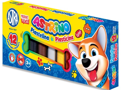 PLASTICINA 12 farieb ASTRINO ASTRA