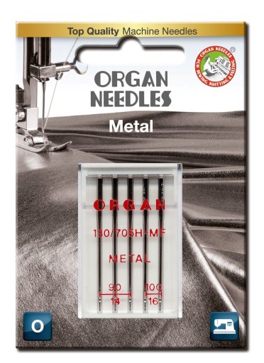 ORGAN 130/705H KOVOVÉ ihlice poloploché, veľké očko BL