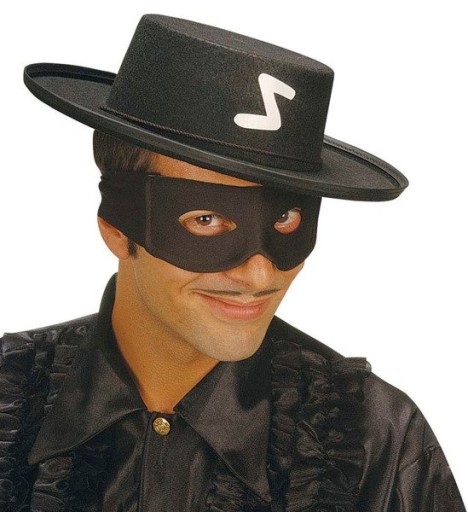 MASKY MASKY GUĽA ZORRO BANDIT ZLODEJ VIAZANÉ