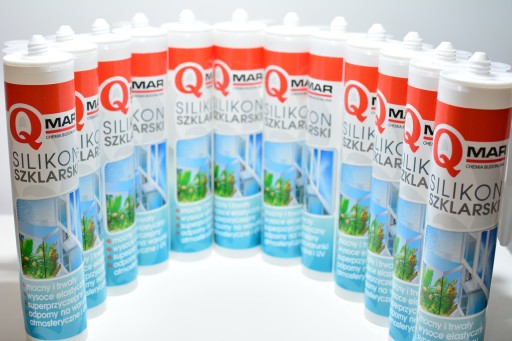 Qmar biele sklo silikónové 300ml