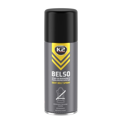 K2 BELSO SPREJ NA REGENERÁCIU BEZPEČNOSTNÝCH PÁSOV znižuje trenie 400ml