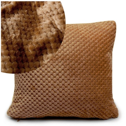 Obliečka na vankúš 40x40 Dekoratívne mikrovlákno Jacquard Ricky Brown