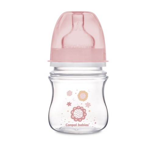 CANPOL WIDE ANTIKOLICKÁ FĽAŠA, RUŽOVÁ, 120 ML