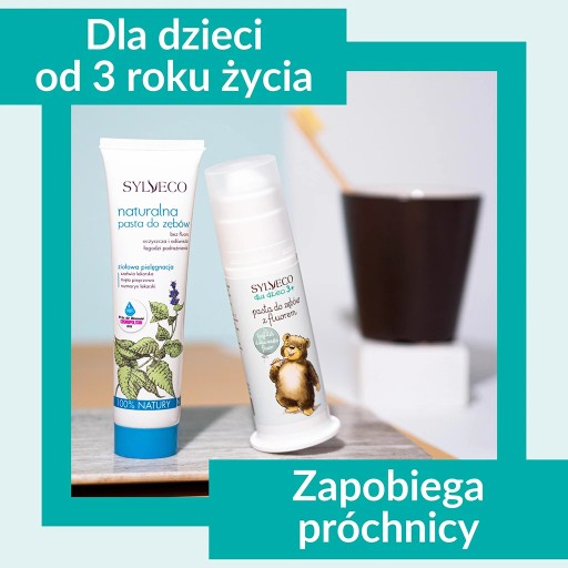 SYLVECO pre deti Zubná pasta s fluoridom