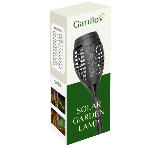 Solárna lampa Baterka s LED efektom Flame Fire Flame Garden Stick