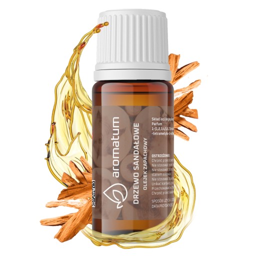 Aromatum - Prírodný esenciálny olej s vôňou santalového dreva - 12 ml