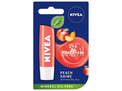Ochranný rúž NIVEA Peach Shine