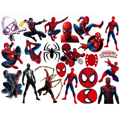UMÝVAJÚCE DOČASNÉ TETOVANIE PRE DETI DETSKÝ SPIDERMAN ORIGINÁLNE DIZAJNY