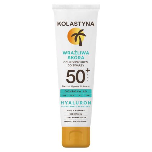 KOLASTYNA Ochranný krém na tvár pre citlivú pokožku SPF 50+, 50 ml
