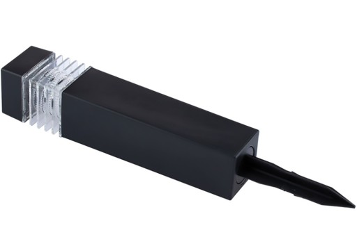 SOLAR LED záhradné svietidlo Black MARTIN