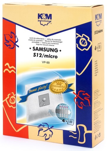 FLEXIBILNÉ TAŠKY PRE K&M S12 MIKRO VYSÁVAČ 4 KS