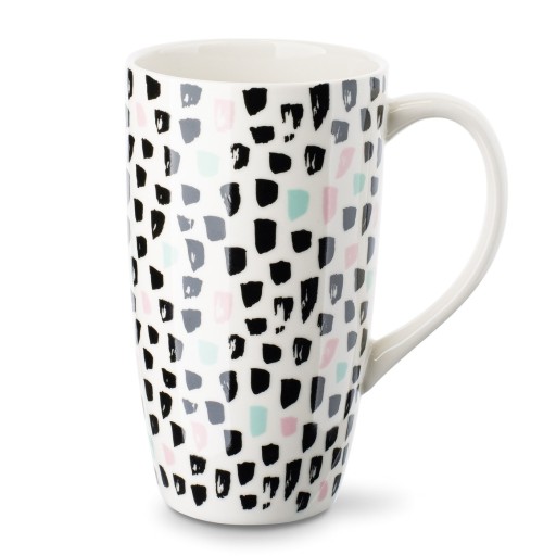 XL moderný PORCELÁNOVÝ hrnček DO UMÝVAČKY RIADU Tadar