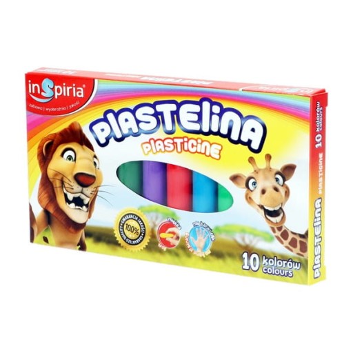 Plastelína Inspiria 003811 10 ks 10 FAREB