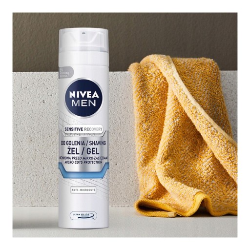 Nivea Men Sensitive Recovery regeneračný gél na holenie 200 ml