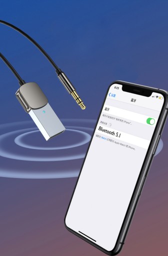 ADAPTÉR USB AUDIO RECEIVER na AUX BLUETOOTH 5.1