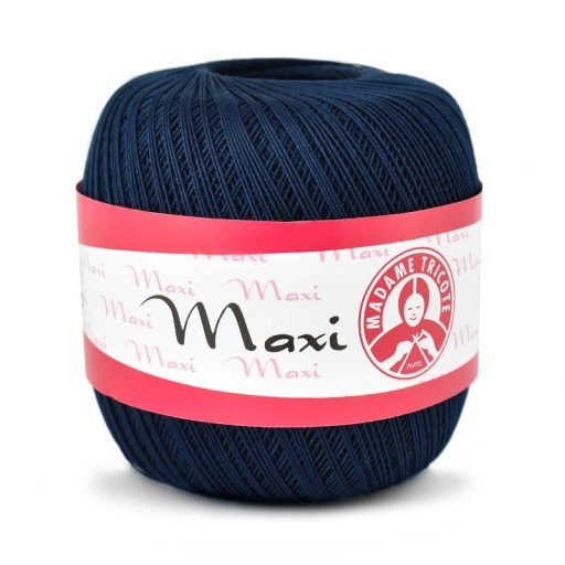 Šnúrka MAXI MADAME TRICOTE 4909 tmavomodrá