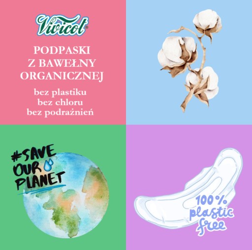 DENNÉ hygienické vložky s krídelkami 100% organické BIO