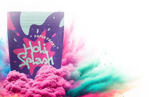 Holi Splash powder Festival of Colors Red ECO