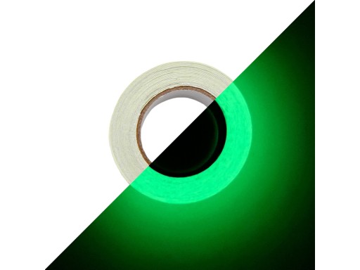 Fluorescenčná páska svietiaca v tme 3m