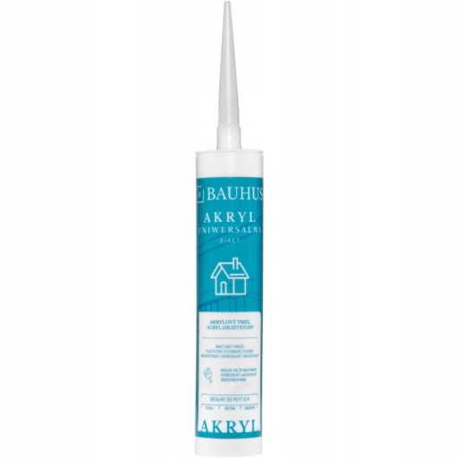 BAUHUS CONSTRUCTION AKRYLÁT UNIVERZÁLNY AKRYLOVÝ TESNENIE BIELY 310ml