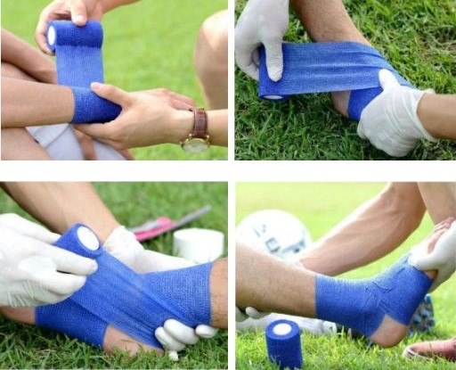 SAMOLEPIACI ELASTICKÝ BANDÁŽ 2,5cmx4,5m BÉŽOVÁ