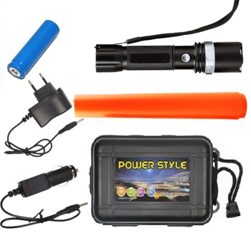 POLICAJNÁ SWAT BATERKA CREE ZOOM XM-L T6 LED 800m MULTIFUNKČNÁ HLINÍKOVÁ