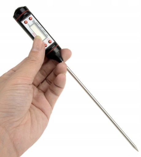 KUCHYNSKÝ TEPLOMER DIGITÁLNA SONDA NA MÄSO, VÍNO, PEČIVO
