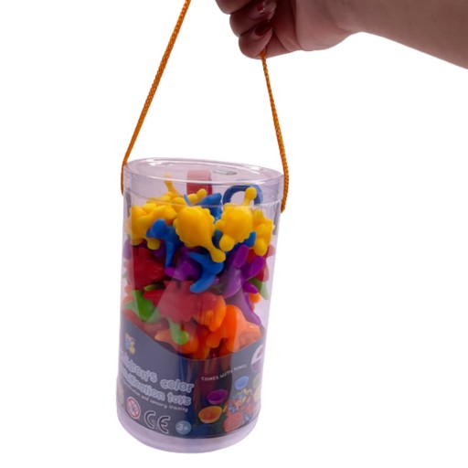 XXL SADA PRE UČENIE POČÍTANIA FAREB GRIPING SORTER HRA MONTESSORI LOGIC