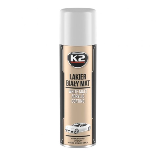 K2PL LAK L342 AKRYL BIELY MATNÝ 500ML.