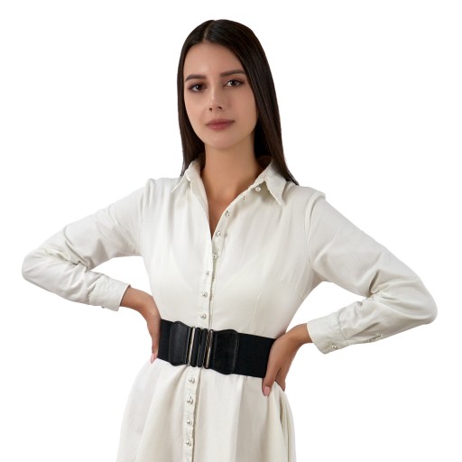 ELASTICKÝ STRAP gumový široký DÁMSKY OPASOK s prackou