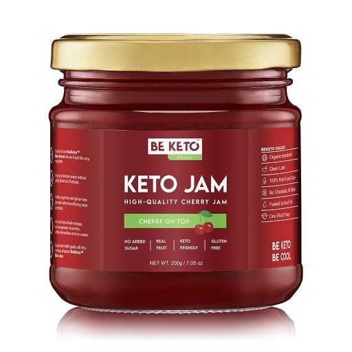 BeKeto Perfectly Cherry Keto Jam 200g BEZ CUKRU