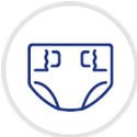 CANPOL HYGIENICKÉ PODLOŽKY DO POSTELI 60x60 10 KS