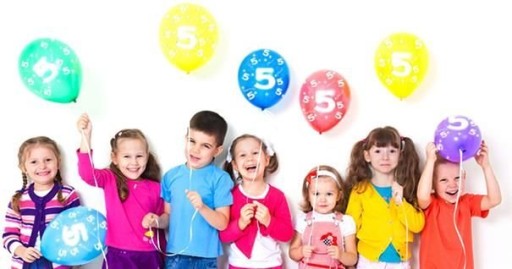 Balóniky k narodeninám 5 FIFTH Party Balloon 5 ks.
