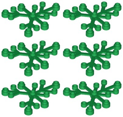 LEGO PLANT 2417 LIST zelený NOVINKA (6g) 6 ks.