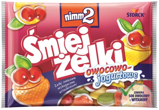 Nimm2 Śmiejżelki ovocné a jogurtové želé 100 g