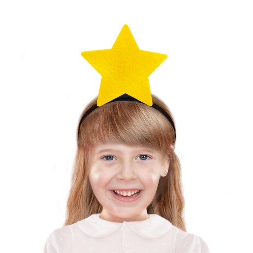 STAR BAND, ŽLTÝ FILT STAR OUTFIT