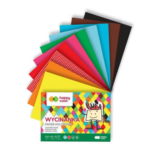VYSTRIHOVACÍ BLOK A5 10 LIST 100G HAPPY FARBA