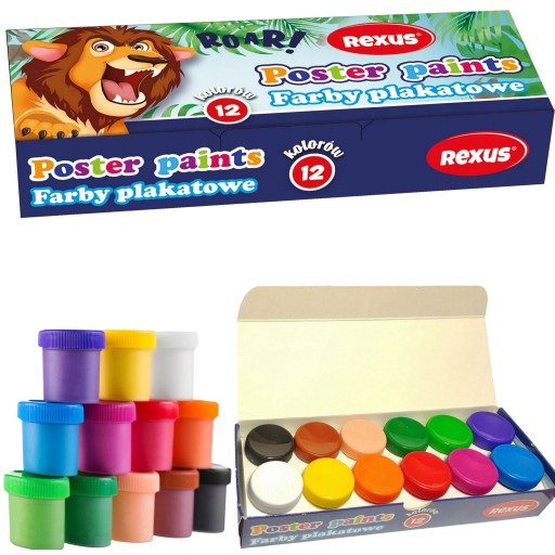 BENIAMIN FARBY NA ŠKOLSKÉ PLAKÁTY 12 FARIEB 20 ml
