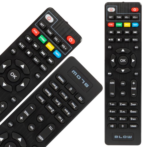DIAĽKOVÉ OVLÁDANIE PRE DVB-T2 BLOW 4625FHD 4815FHD 4615FHD TV DEKODÉR TUNER
